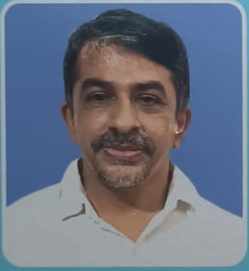 Portrait of Shri Sandip Parekh, trustee of Shree Mahavir Clinic