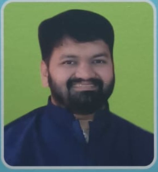 Portrait of Shri Jignesh Hirani, trustee of Shree Mahavir Clinic